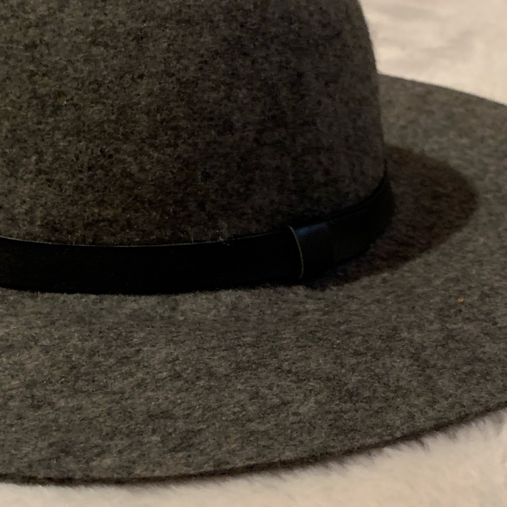 Grey wool hat